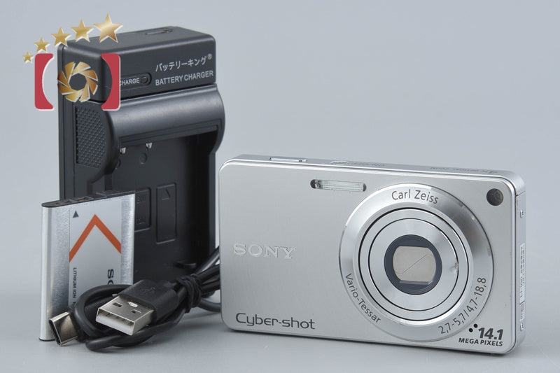 Sony Cyber-Shot DSC-W350 Silver 14.1 MP Digital Camera [Japanese Language Only]