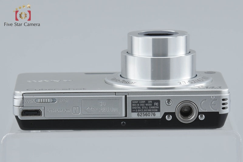 Sony Cyber-Shot DSC-W350 Silver 14.1 MP Digital Camera [Japanese Language Only]