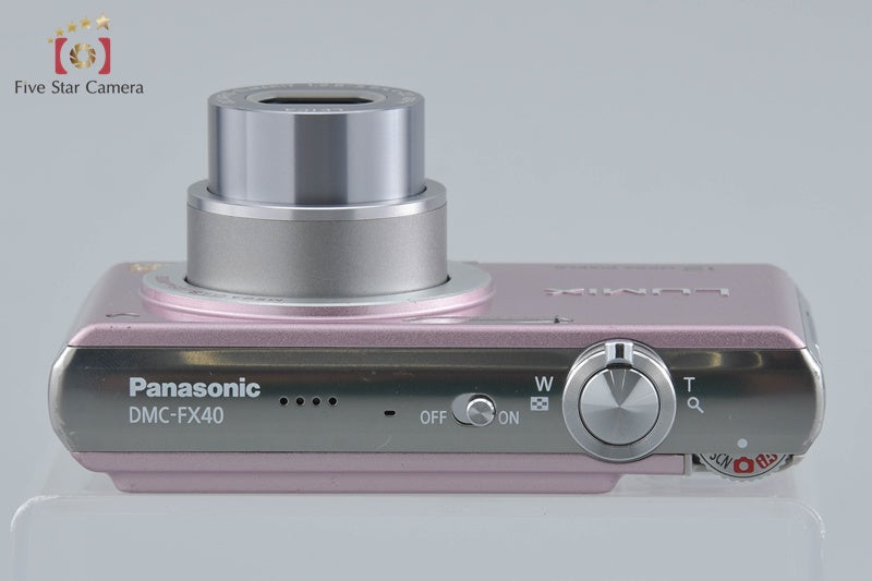 Panasonic LUMIX DMC-FX40 Pink 12.1 MP Digital Camera [Japanese Language Only]