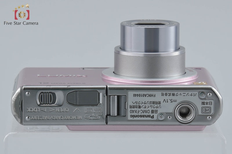 Panasonic LUMIX DMC-FX40 Pink 12.1 MP Digital Camera [Japanese Language Only]