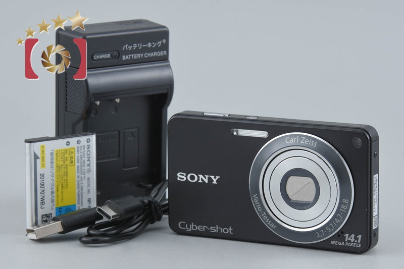 Sony Cyber-Shot DSC-W350 Black 14.1 MP Digital Camera [Japanese Language Only]