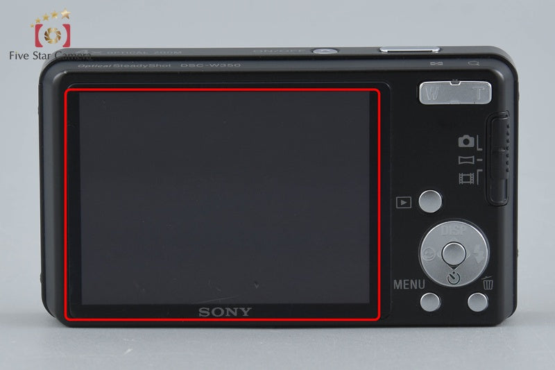 Sony Cyber-Shot DSC-W350 Black 14.1 MP Digital Camera [Japanese Language Only]