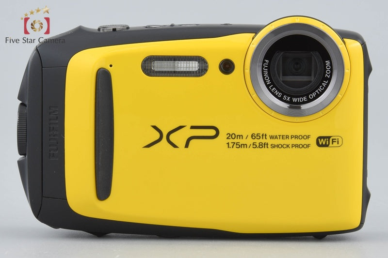 Fujifilm FINEPIX XP120 Yellow 16.4 MP Digital Camera w/ Box