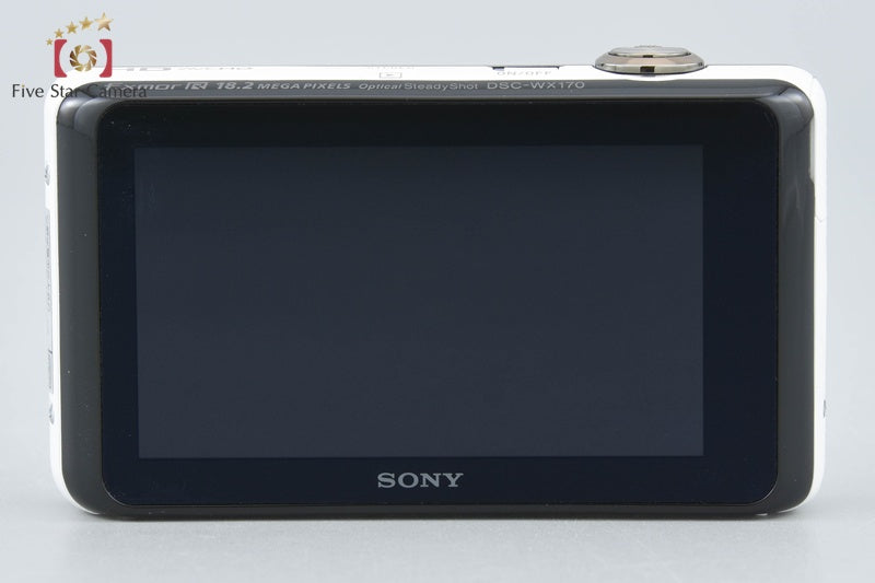 SONY Cyber-shot DSC-WX170 White 18.2 MP Digital Camera [Japanese Language Only]