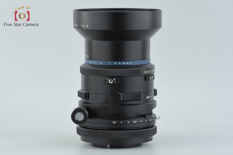 Mamiya SEKOR SHIFT Z 75mm f/4.5 W for RZ67 PRO / RZ67 PRO II