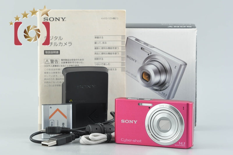 Sony Cyber-Shot DSC-W610 Pink 14.1 MP Digital Camera [Japanese Language Only]