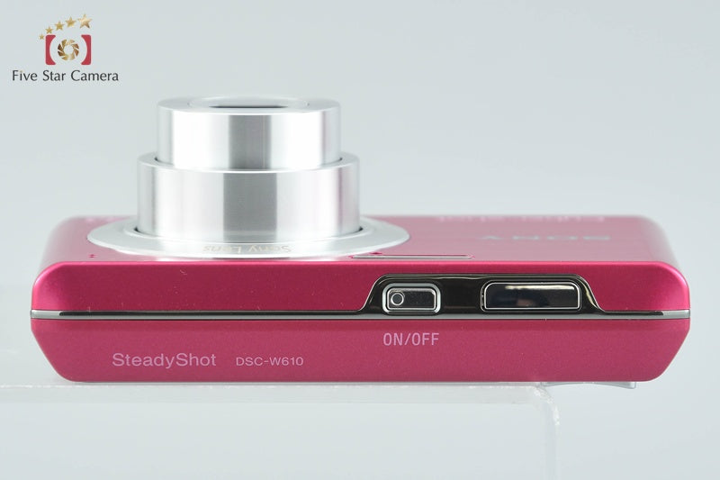 Sony Cyber-Shot DSC-W610 Pink 14.1 MP Digital Camera [Japanese Language Only]