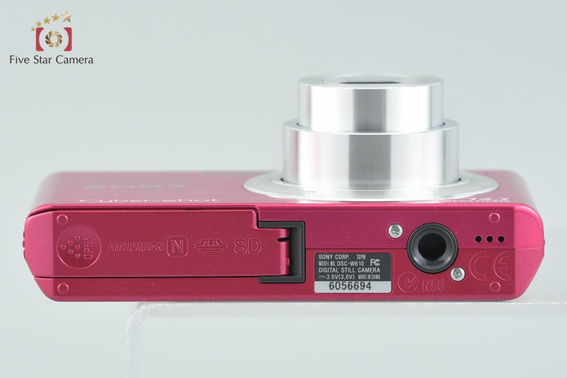 Sony Cyber-Shot DSC-W610 Pink 14.1 MP Digital Camera [Japanese Language Only]