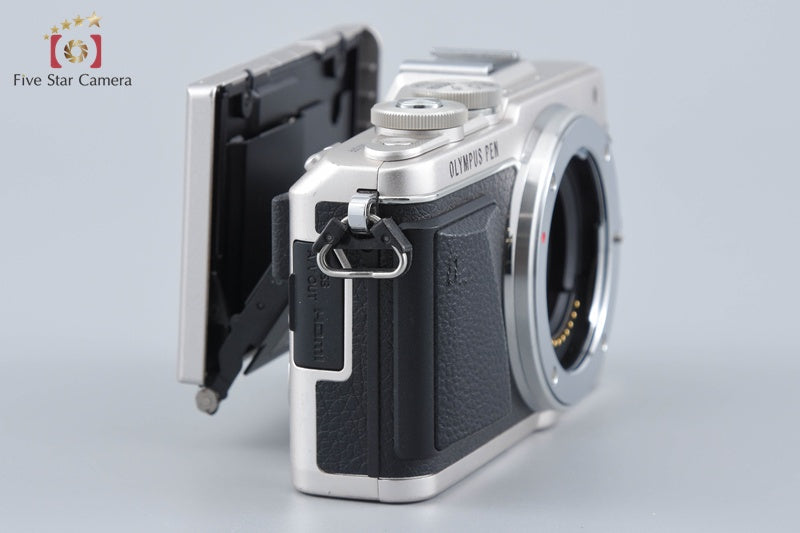 "Count 1,726" Olympus PEN Lite E-PL7 Silver 16.1 MP Digital Mirrorless Camera