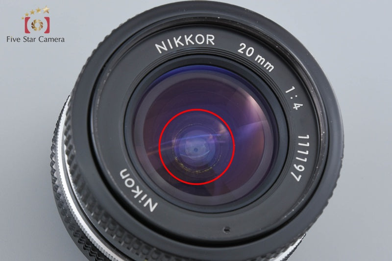 Nikon New NIKKOR 20mm f/4 Non Ai Lens