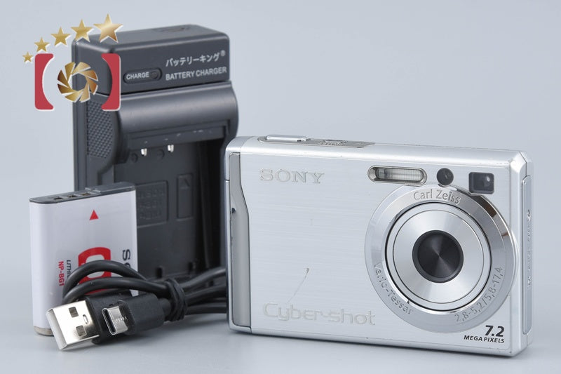 Sony Cyber-Shot DSC-W80 Silver 7.2 MP Digital Camera [Japanese Language Only]