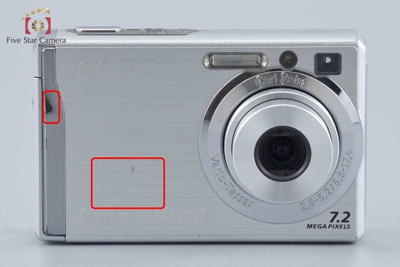 Sony Cyber-Shot DSC-W80 Silver 7.2 MP Digital Camera [Japanese Language Only]