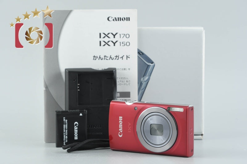 Canon IXY 150 Red 20.0 MP Digital Camera w/ Box