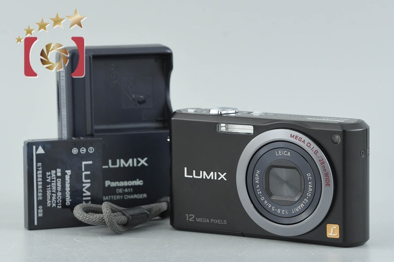 Panasonic LUMIX DMC-FX100 Black 12.2 MP Digital Camera [Japanese Language Only]