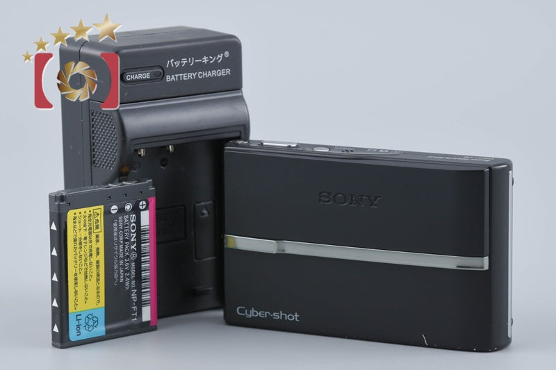 Sony Cyber-Shot DSC-T9 Black 6.0 MP Digital Camera [Japanese Language Only]