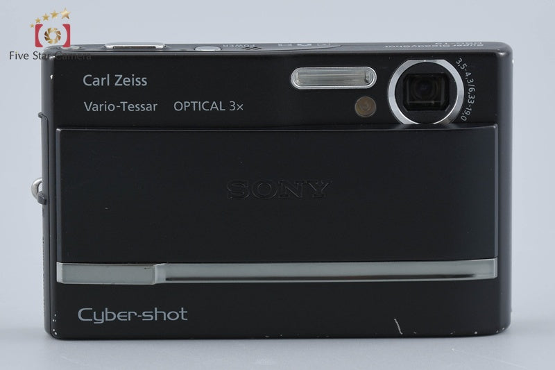 Sony Cyber-Shot DSC-T9 Black 6.0 MP Digital Camera [Japanese Language Only]