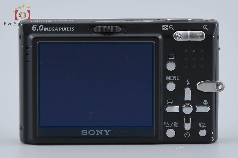 Sony Cyber-Shot DSC-T9 Black 6.0 MP Digital Camera [Japanese Language Only]