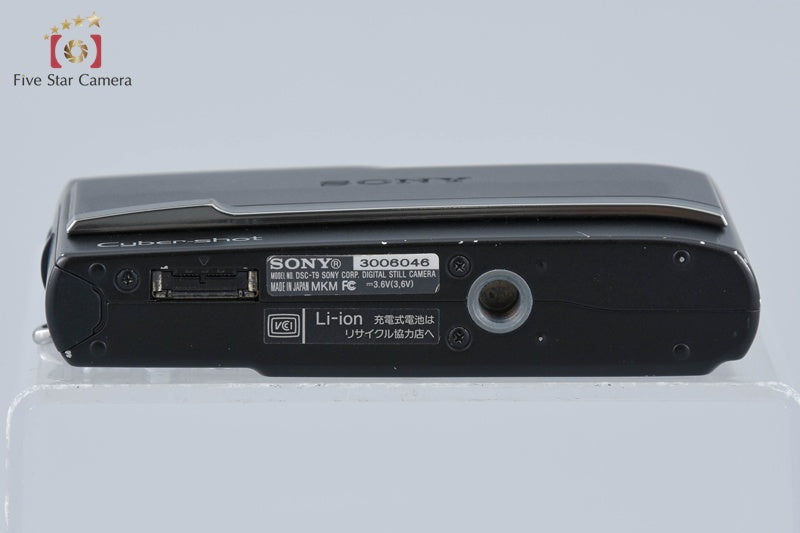 Sony Cyber-Shot DSC-T9 Black 6.0 MP Digital Camera [Japanese Language Only]