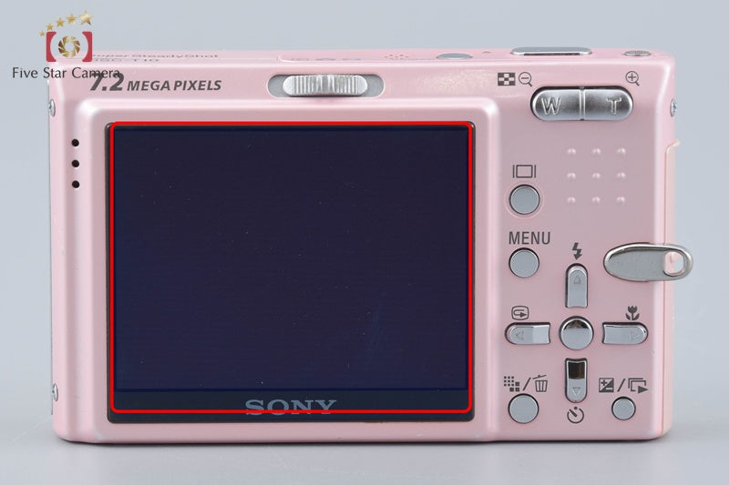 SONY Cyber-shot DSC-T10 Pink 7.2 MP Digital Camera [Japanese Language Only]