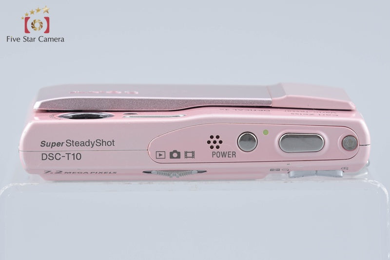 SONY Cyber-shot DSC-T10 Pink 7.2 MP Digital Camera [Japanese Language Only]