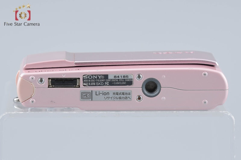 SONY Cyber-shot DSC-T10 Pink 7.2 MP Digital Camera [Japanese Language Only]