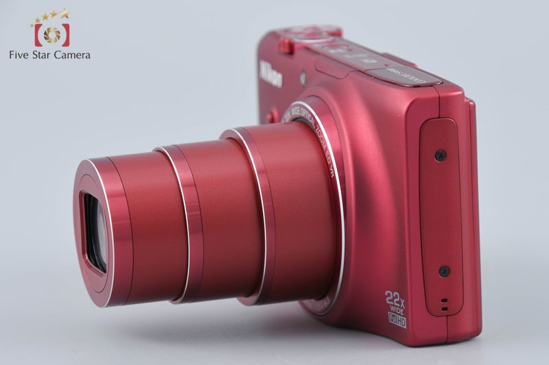 Nikon COOLPIX S9500 Velvet Red 18.1 MP Digital Camera