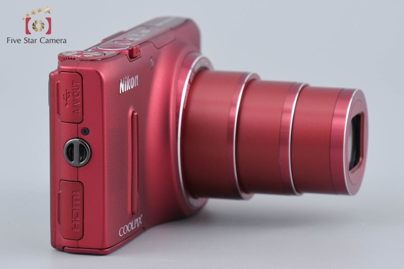 Nikon COOLPIX S9500 Velvet Red 18.1 MP Digital Camera
