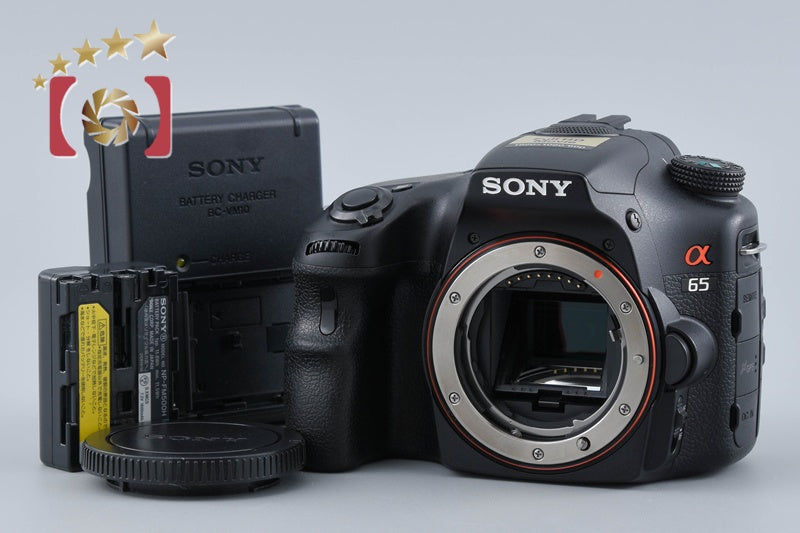 SONY α65 SLT-A65V 24.3 MP Digital SLR Camera Body [Japanese Language Only]