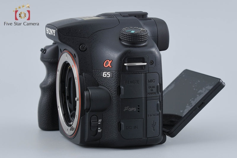 SONY α65 SLT-A65V 24.3 MP Digital SLR Camera Body [Japanese Language Only]