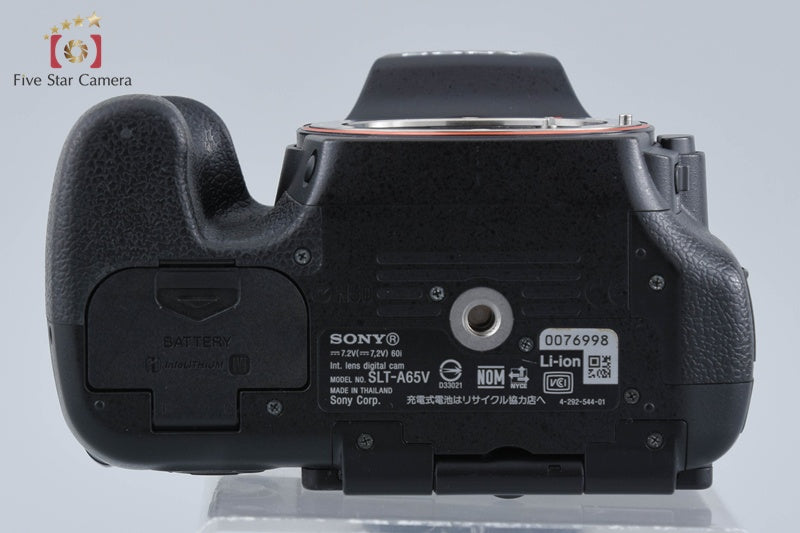 SONY α65 SLT-A65V 24.3 MP Digital SLR Camera Body [Japanese Language Only]