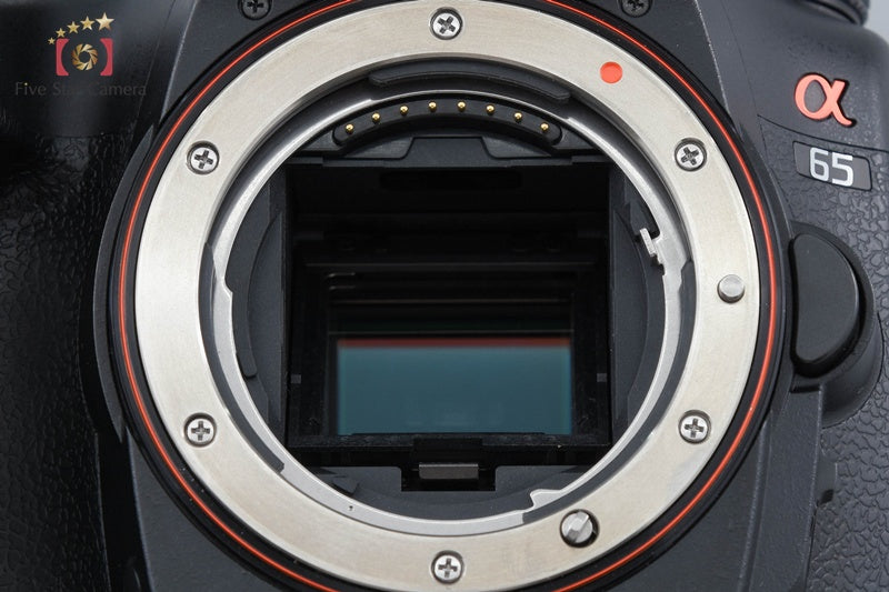 SONY α65 SLT-A65V 24.3 MP Digital SLR Camera Body [Japanese Language Only]