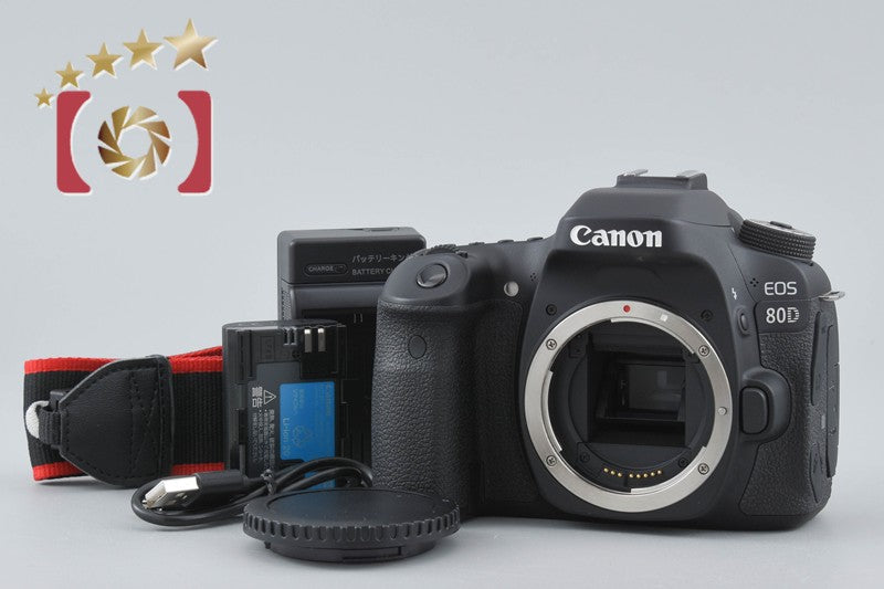 "Shutter count 455" Canon EOS 80D 24.2 MP Digital SLR Camera Body