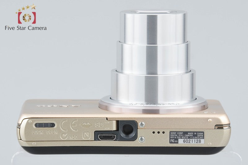 SONY Cyber-shot DSC-WX170 Gold 18.2 MP Digital Camera [Japanese Language Only]