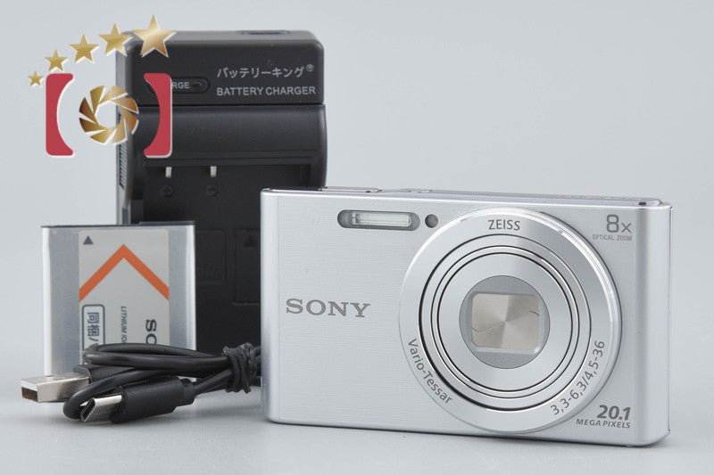Sony Cyber-Shot DSC-W830 Silver 20.1 MP Digital Camera [Japanese Language Only]