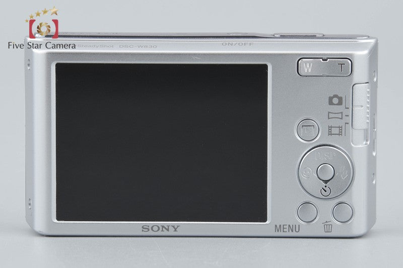 Sony Cyber-Shot DSC-W830 Silver 20.1 MP Digital Camera [Japanese Language Only]