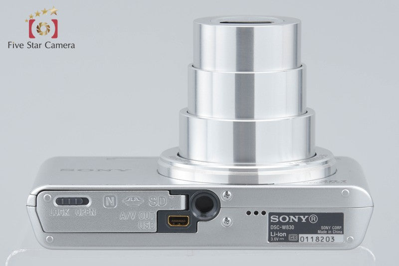 Sony Cyber-Shot DSC-W830 Silver 20.1 MP Digital Camera [Japanese Language Only]