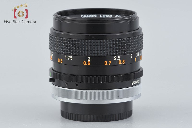 Canon FD 50mm f/1.4 S.S.C.