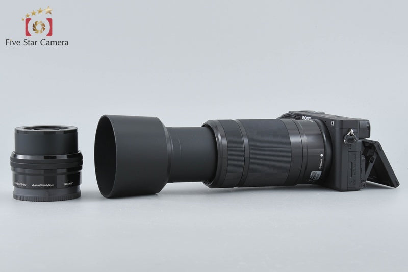 Sony Alpha α6400 ILCE-6400 Black 16-50 55-210 Lenses [Japanese Language Only]
