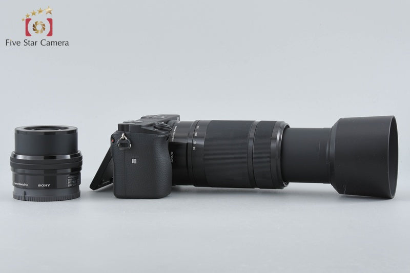 Sony Alpha α6400 ILCE-6400 Black 16-50 55-210 Lenses [Japanese Language Only]