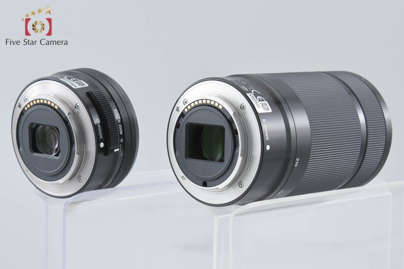 Sony Alpha α6400 ILCE-6400 Black 16-50 55-210 Lenses [Japanese Language Only]