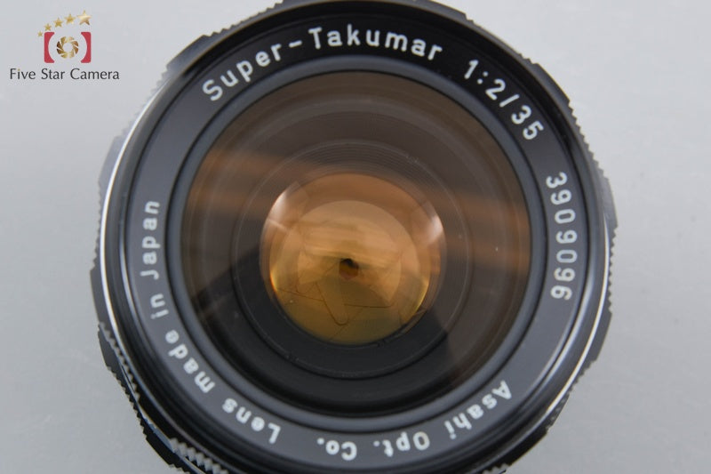 PENTAX Super Takumar 35mm f/2 M42 Mount Lens