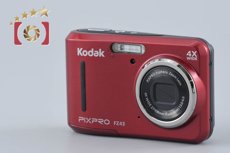 Kodak PIXPRO FZ43 Red 16.0 MP Digital Camera