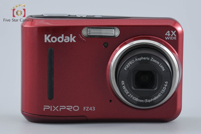 Kodak PIXPRO FZ43 Red 16.0 MP Digital Camera