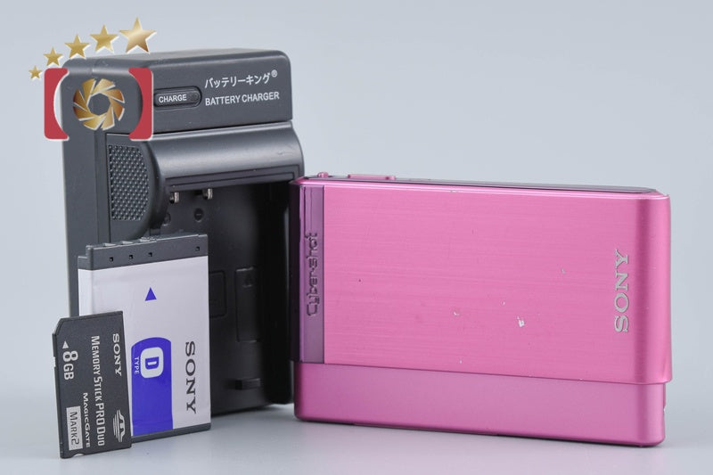 Sony Cyber-Shot DSC-T90 Pink 12.1 MP Digital Camera [Japanese Language Only]
