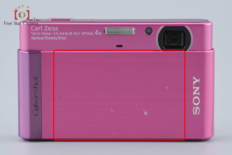 Sony Cyber-Shot DSC-T90 Pink 12.1 MP Digital Camera [Japanese Language Only]