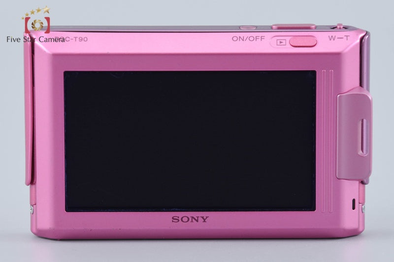 Sony Cyber-Shot DSC-T90 Pink 12.1 MP Digital Camera [Japanese Language Only]