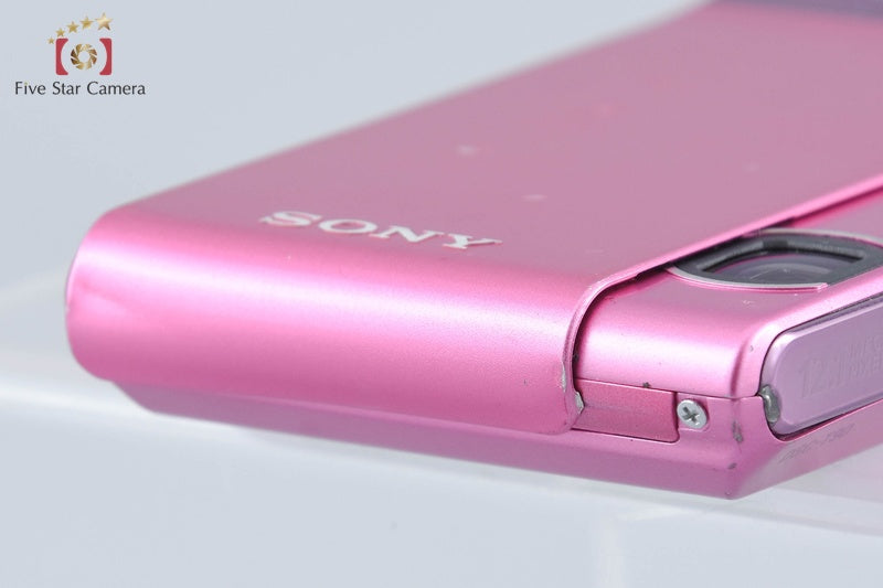 Sony Cyber-Shot DSC-T90 Pink 12.1 MP Digital Camera [Japanese Language Only]