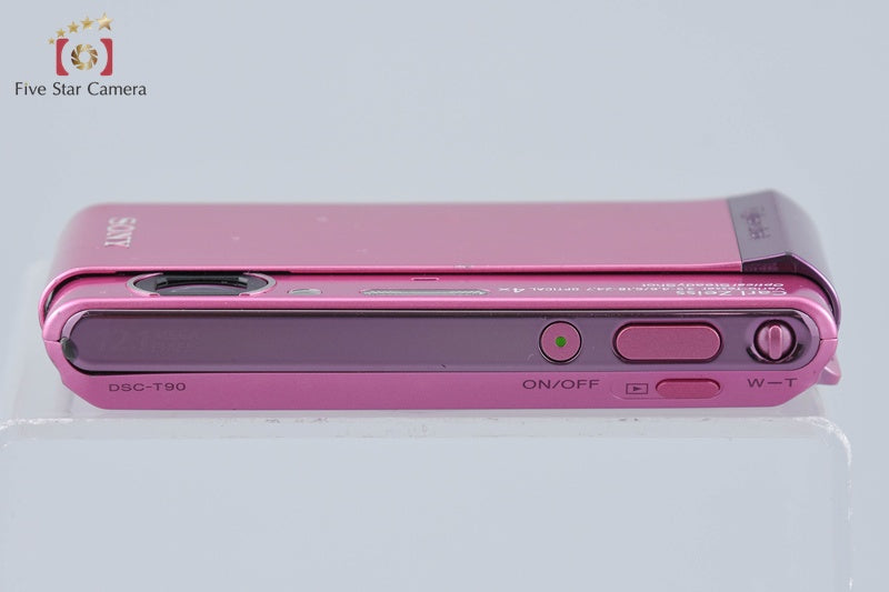 Sony Cyber-Shot DSC-T90 Pink 12.1 MP Digital Camera [Japanese Language Only]