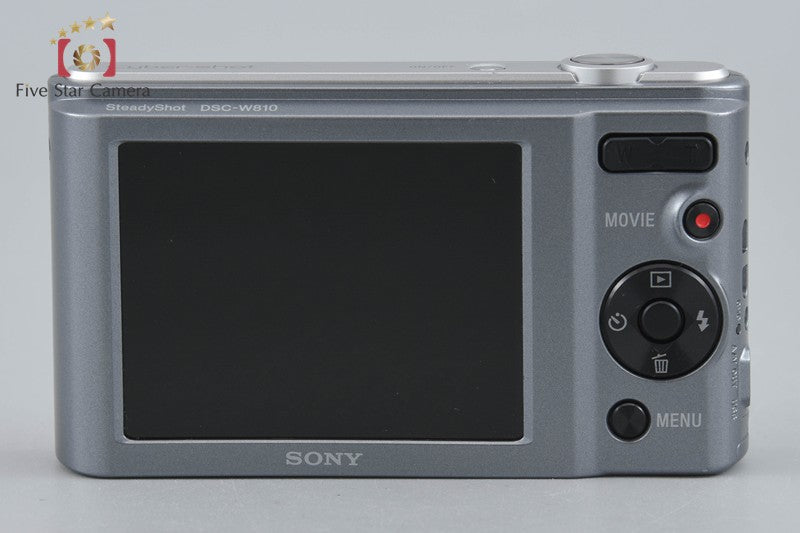 Sony Cyber-Shot DSC-W810 Silver 20.1 MP Digital Camera [Japanese Language Only]