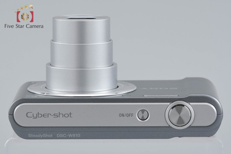 Sony Cyber-Shot DSC-W810 Silver 20.1 MP Digital Camera [Japanese Language Only]